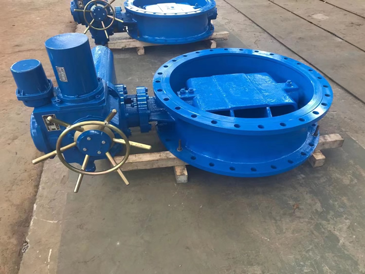 鑄鐵碳鋼多層次水處理電動雙偏心法蘭蝶（dié）閥2SD941X-10(圖文)